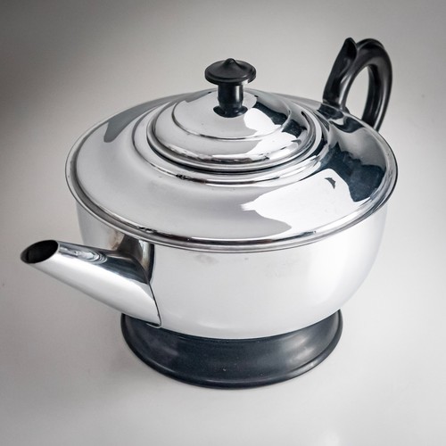Vintage chrome plated ceramic - plated,