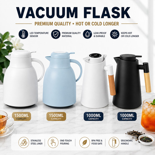 1000ml 1500ml vacuum flask - 1000ml,