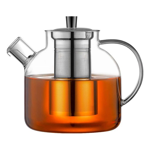 Glass teapot 1500ml stovetop - glass,