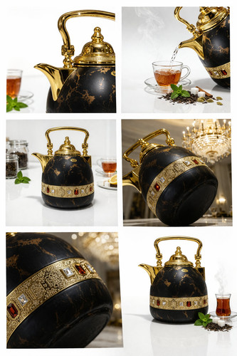 Luxury floral teapot - luxury,