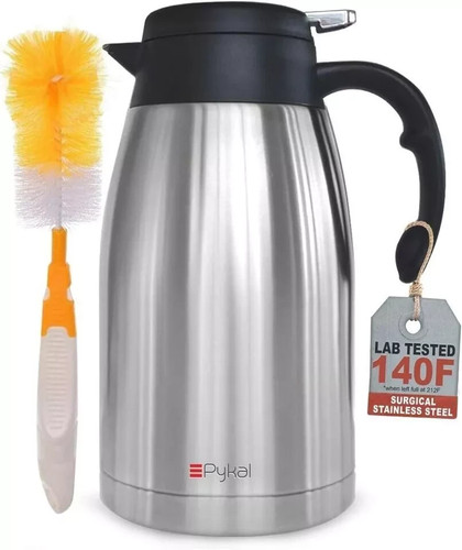 Stainless steel thermos flask - stainless,
