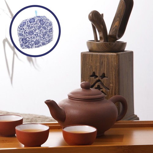 Reusable blue cotton tea - cotton,