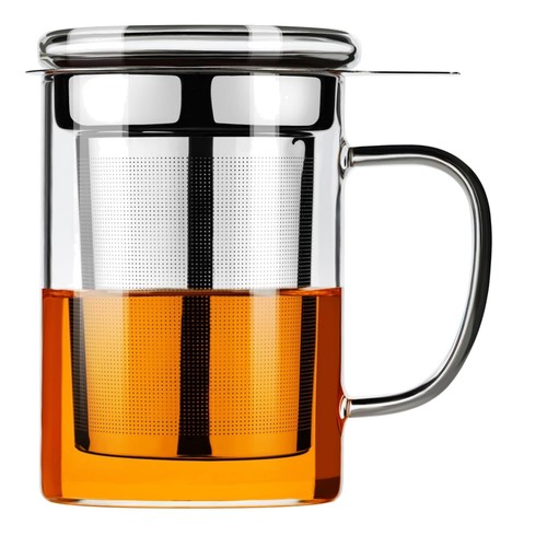 15oz borosilicate glass - glass, tea