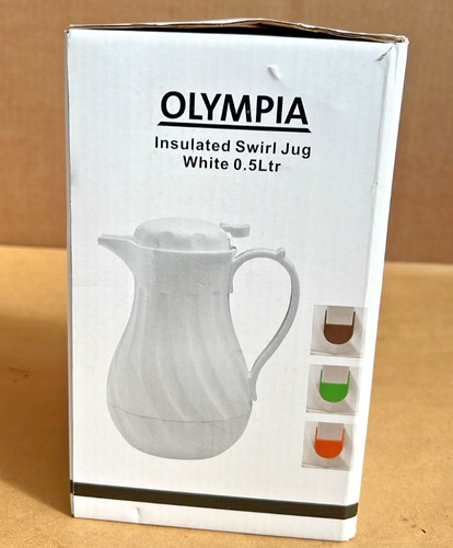 Insulated swirl jug white - swirl,