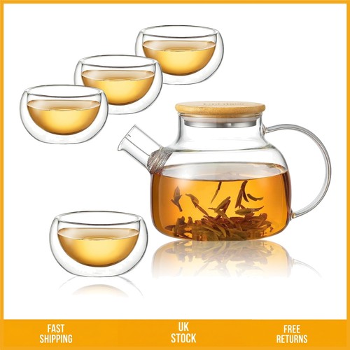 Elegant glass stovetop - glass, teapot