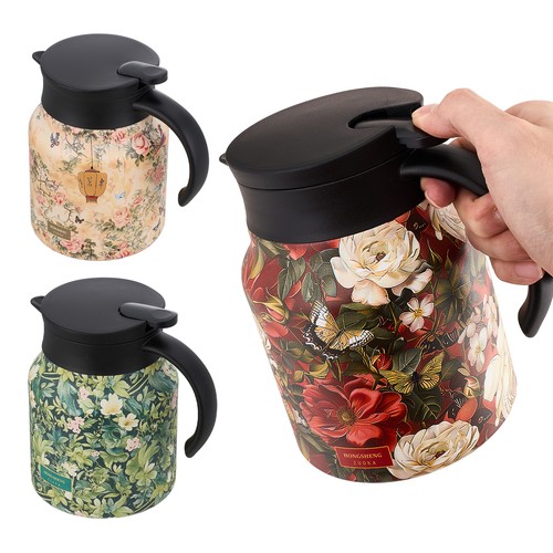 1000ml floral insulated - insulated, tea