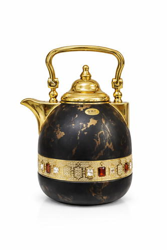 Luxury floral teapot - luxury, kettle