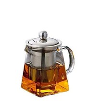 Glass Loose Tea pot, Round OR